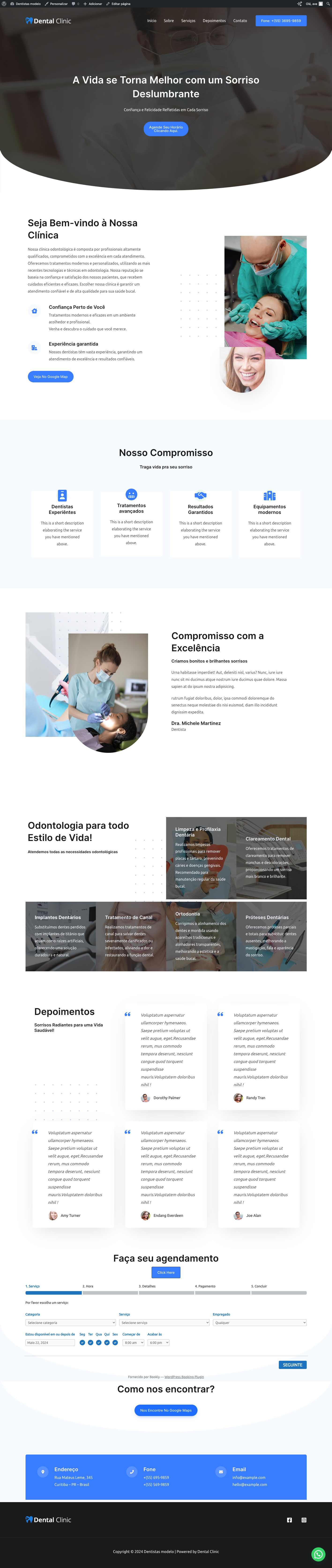 site para dentistas